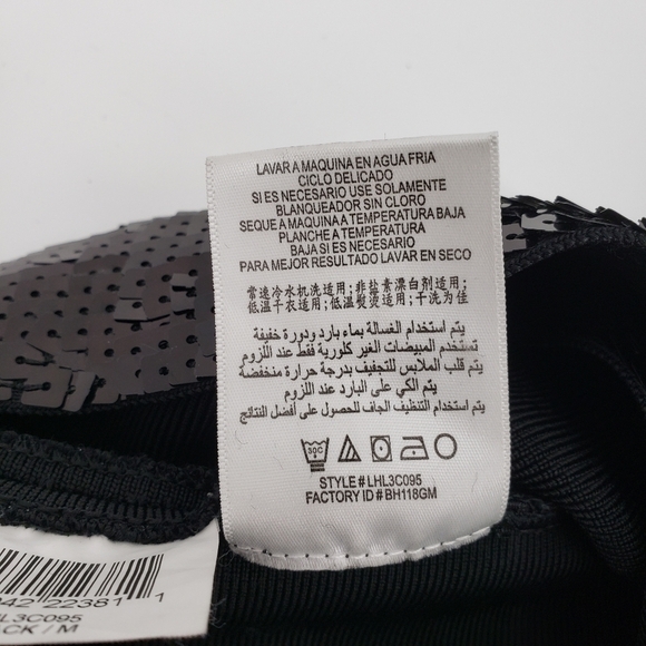 BCBGMAXAZRIA Black Bodycon Sequin Skirt - Picture 8 of 8